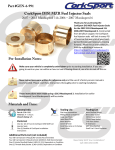Part #GEN-6-991 CorkSport DISI MZR Fuel Injector Seals