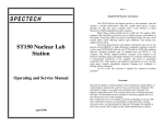 ST150 Nuclear Lab Station SPECTECH - TEL