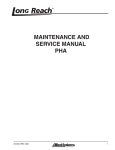 MAINTENANCE AND SERVICE MANUAL PHA
