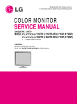 COLOR MONITOR SERVICE MANUAL