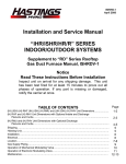 Installation and Service Manual “IHR/ISHR/HR/R