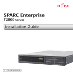 SPARC Enterprise T2000 Server Installation Guide
