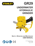 underwater hydraulic grinder - Pdfstream.manualsonline.com