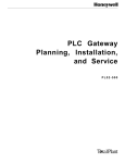 PLC Gateway Planning, Installation and Service