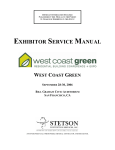 EXHIBITOR SERVICE MANUAL