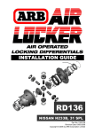 ARB® Air Locker™ Locking Differential, Rear H233B