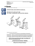 OPERATIONS AND SERVICE MANUAL MR1300 HI FLOW SLOT