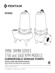 3MW, 3RMW SERIES 1750 and 3450 RPM MODELS