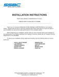 installation instructions