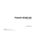 Fluke91/92/96/105 - Fluke Corporation