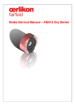Brake Service Manual – FBH13 Dry Series