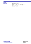 AQ2200 Series Multi-Application Test System Startup Guide