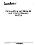 INSTALLATION, MAINTENANCE AND SERVICE MANUAL DBQB-V