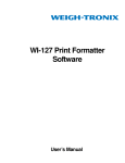 WI-127 Print Formatter Software - Avery Weigh