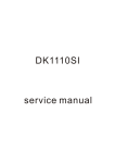 service manual DK1110SI