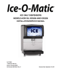 Ice-O-Matic Service/Installation Manual [ 057899 ]