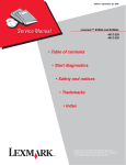 Lexmark E250d & 4512 Service Manual