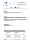 Service Bulletin - Mahindra Aerospace