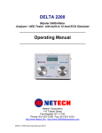 DELTA 2200 Operating Manual