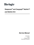 Sleepscan and Ceegraph Netlink™ and Netlink ICU Service Manual