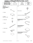 2014 Instructions - College Hills Honda