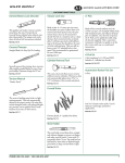 General Motors Lock Decoder Grooved Tweezer