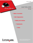 Lexmark X203n, and X204n 7011-2xx Service Manual