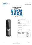 (level 1, 2) of Nokia 1606 Fold RH
