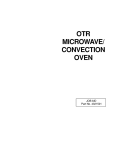 OTR MICROWAVE/ CONVECTION OVEN