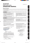 OPERATING MANUAL - Fujitsu General