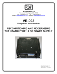 VR-002 - RDF Products