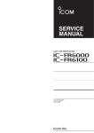 IC-FR6000/FR6100 SERVICE MANUAL
