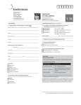 Space Application Form