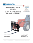 Floating Pin Carriages Manual