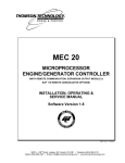 mec 20 microprocessor engine/ generator controller