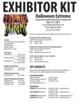 Halloween Extreme Exhibitor Kit