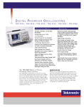 Tektronix/TDS3012 Datasheet