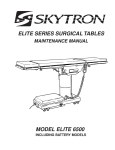 elite series surgical tables model elite 6500