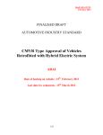 CMVR Type Approval of Vehicles Retrofitted with Hybrid Electric