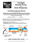 Flowlight Booster Pump® Solar Slowpump™