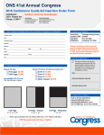 Conference Guide Ad Insertion Form