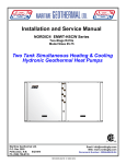 EMWT HSCW Manual - Nordic Geothermal Heat Pump