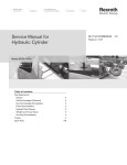 Service Manual for Hydraulic Cylinder