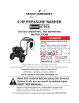 Owners Manual & Breakdown - Ppe- pressure - washer