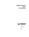 BigDog® Mowers Alpha Parts Manual