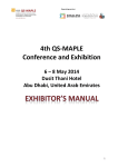 4th QS-MAPLE Conference and Exhibition