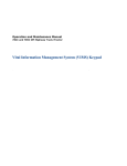 Vital Information Management System (VIMS) Keypad