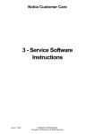 3 - Service Software Instructions
