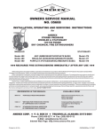 OWNERS SERVICE MANUAL NO. 05608