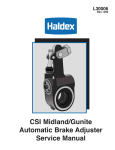 CSI Midland/Gunite Automatic Brake Adjuster Service Manual
